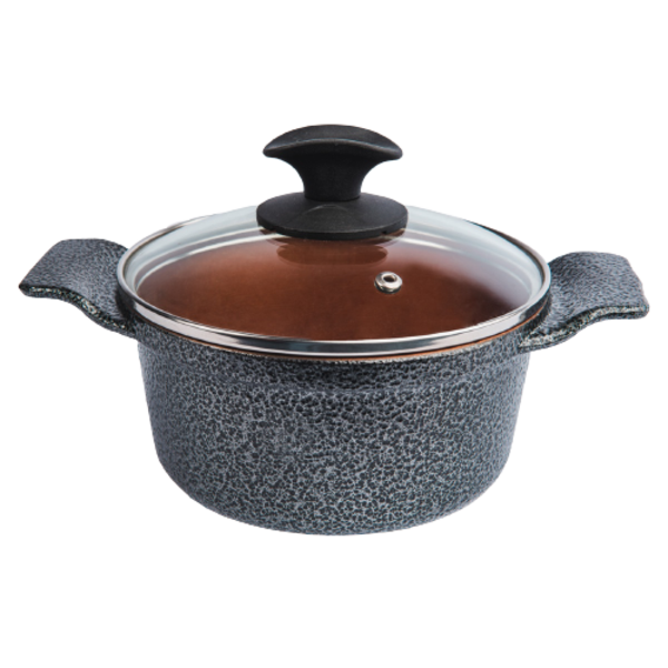 Caçarola Preto Teflon Antiaderente Gold Javali Aa 18cm