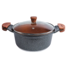 Caçarola Preto Teflon Antiaderente Gold Javali Am 20cm