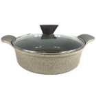 Caçarola Rasa 28cm/4,8l Com Revestimento Cerâmico - Marble -