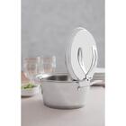 Cacarola Rasa Ventura Em Aco Inox Com Fundo Triplo 22 Cm 3,3