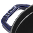 Caçarola Redonda Em Ferro Fundido Staub La Cocotte 26cm Azul