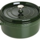 Caçarola Redonda, Ferro Fundido, Verde Brasil, 22 Cm- Staub