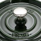 Caçarola Redonda, Ferro Fundido, Verde Brasil, 22 Cm- Staub