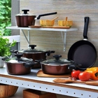 Caçarola Reverse 24cm Indução Marrom