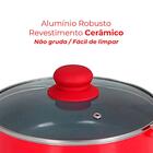 Caçarola Sevilla Antiaderente Revestimento Cerâmico 22cm - Ca