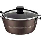 Caçarola Sicília Alumínio Revestimento Antiaderente Avelã 24