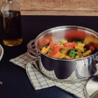 Caçarola Solar Com Tampa Em Aço Inox 24cm - Tramontina