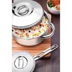 Caçarola Solar Com Tampa Em Aço Inox 24cm - Tramontina