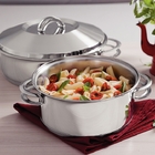 Caçarola Solar Com Tampa Em Aço Inox 24cm - Tramontina