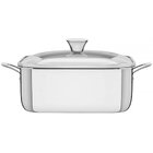 Caçarola Tramontina Grano Triply Quadrada Aço Inox Corpo Trip