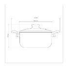 Caçarola Tramontina Paris Em Alumínio Com Revestimento Intern