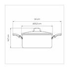 Caçarola Turim Tramontina Em Alumínio Vermelho Com Revestimen