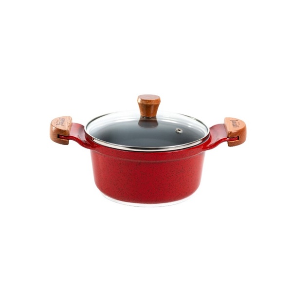 Caçarola Vermelha Antiaderente Em Cerâmica Javali Am 28cm