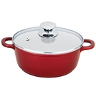 Caçarola Vermelha Avulsa Antiaderente Panela Fogão Indução 20