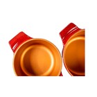 Caçarola Vermelha Teflon Antiaderente Gold Javali Aa 26cm