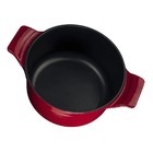 Caçarola Vermelha Teflon Antiaderente Titanium Javali Aa28cm