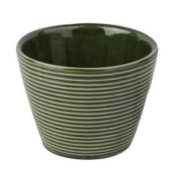 Cachepo A\casa Frisado Colors M Verde Escuro Cachepo A/casa F