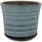 Cachepô Cerâmica Cinza 3pç