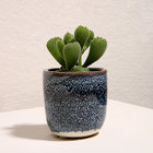 Cachepô Cerâmica Mirage - Azul Escuro