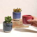 Cachepô Cerâmica Mirage - Azul Escuro