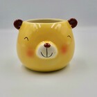 Cachepo De Ceramica - Modelo Urso Pardo