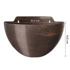 Cachepô Elegance De Parede Mini (1,5l) Café Nutriplan