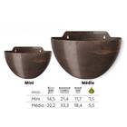 Cachepô Elegance De Parede Mini (1,5l) Café Nutriplan