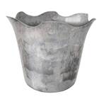 Cachepô Elegance Floral Médio (1l) Branco Carrara Nutriplan