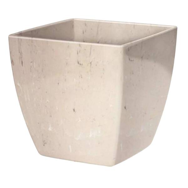 Cachepô Elegance Quadrado 02 (1,7l) Travertino Nutriplan