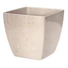 Cachepô Elegance Quadrado 03 (2,4l) Travertino Nutriplan
