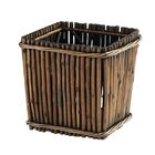 Cachepô Em Vime Quadrado P 42x44x44cm