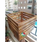 Cachepô, Jardim Vertical, Cachepot De Madeira, Vaso Cachepô C3