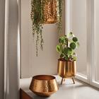 Cachepô Metal Dourado - A\casa