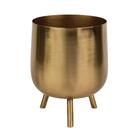 Cachepô Metal Dourado - A\casa