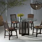 Cachepô Para Planta Em Vime Pirâmide