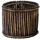 Cachepô Redondo Em Vime M 33x40cm