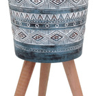 Cachepô Resina 54x32x32cm Cinza Vaso Decorativo Enfeite Casa