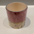 Cachepô Vaso De Planta Decorativo 10x10x10cm Cerâmica Rosa