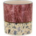 Cachepô Vaso De Planta Decorativo 10x10x10cm Cerâmica Rosa