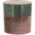 Cachepô Vaso De Planta Decorativo 10x10x10cm Cerâmica Verde