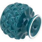 Cachepô Vaso De Planta Decorativo 11x12x12cm Cerâmica Azul