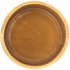 Cachepô Vaso De Planta Decorativo 13x15x15cm Cerâmica Amarelo