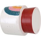 Cachepô Vaso De Planta Decorativo 15x14x14cm Cerâmica Color