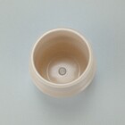 Cachepô Vaso Decorativo Home&co Cerâmica 10x13x13cm Creme