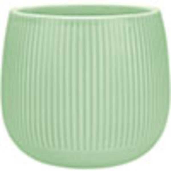 Cachepô Vaso Decorativo Home&co Cerâmica 12x13x13cm Verde