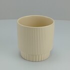 Cachepô Vaso Enfeite Decorativo Redondo Home&co Cerâmica 12x1