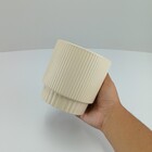 Cachepô Vaso Enfeite Decorativo Redondo Home&co Cerâmica 12x1