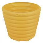 Cachepo Vaso Mimmo Para Jardim Em Plastico 1,7 Litros Amarelo