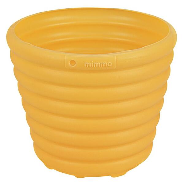 Cachepo Vaso Mimmo Para Jardim Em Plastico 1,7 Litros Amarelo