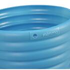 Cachepo Vaso Mimmo Para Jardim Em Plastico 1,7 Litros Azul Tr